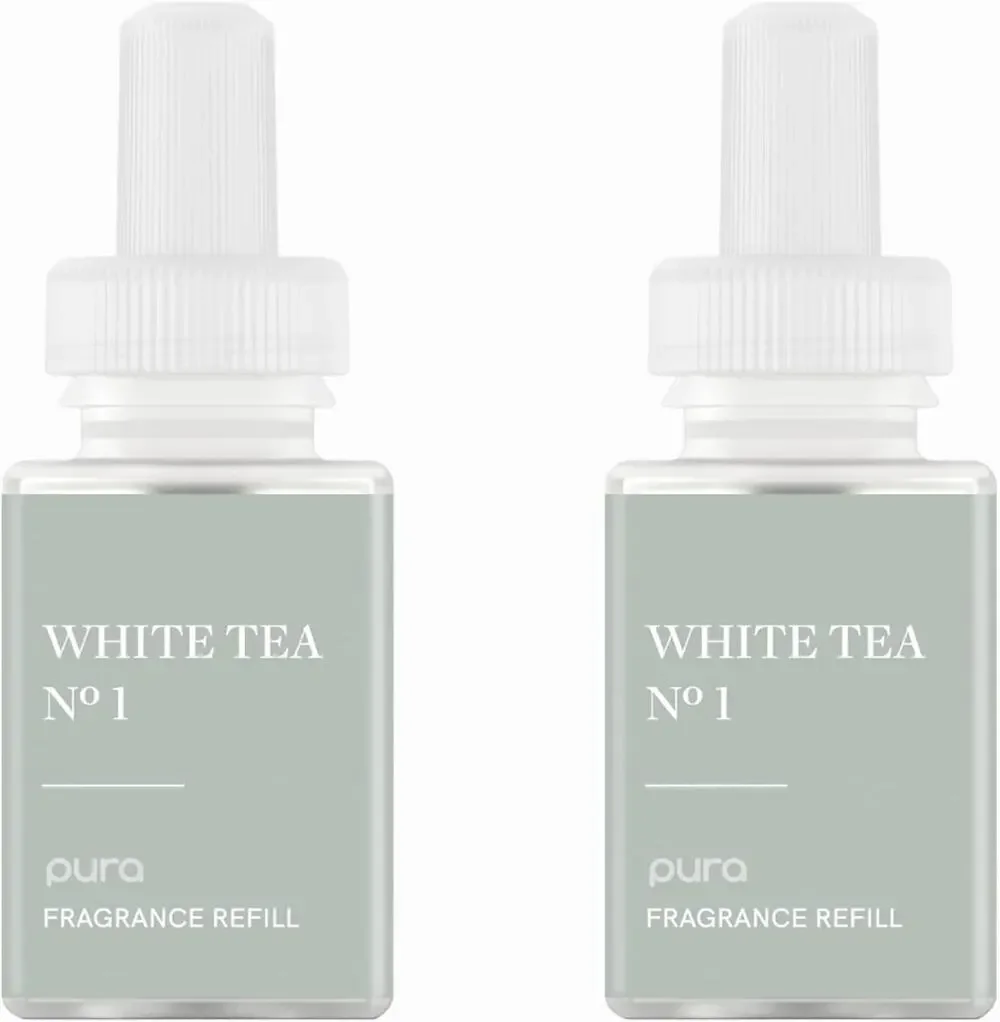 (2 Pack) Pura Smart Scent Refill White Tea No.1 0.33oz 10mL
